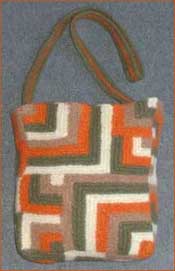 Mitered Felted Bag