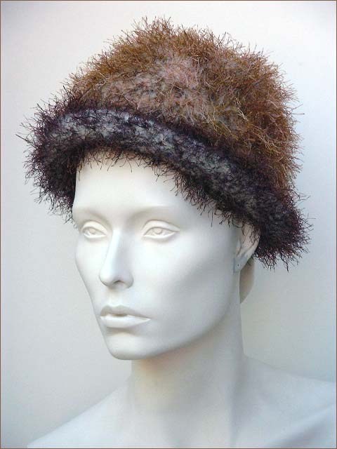 Felted Fuzzy Brimmed Hat